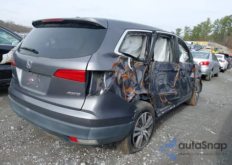 2017 Honda Pilot Ex-L из США, поврежденный, VIN 5FNYF6H5XHB050874